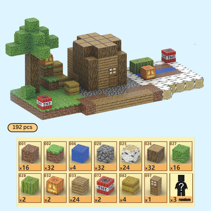 NELPLAYMAG™ Blocks - Village Chief's House (192pcs)