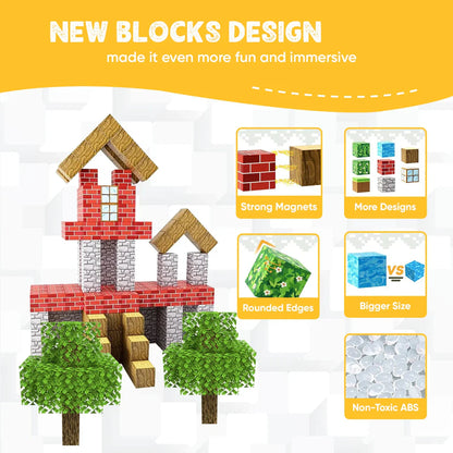 NELPLAYMAG™ STEM Learning Magnetic Building Blocks