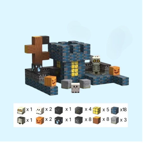 NELPLAYMAG™ Blocks - Halloween Edition (54 pcs)