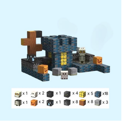 NELPLAYMAG™ Blocks - Halloween Edition (54 pcs)